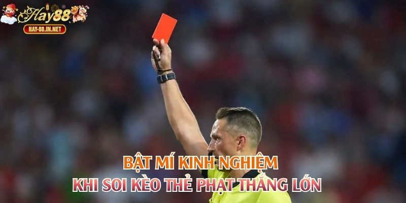 Bật mí kinh nghiệm khi soi kèo thẻ phạt thắng lớn